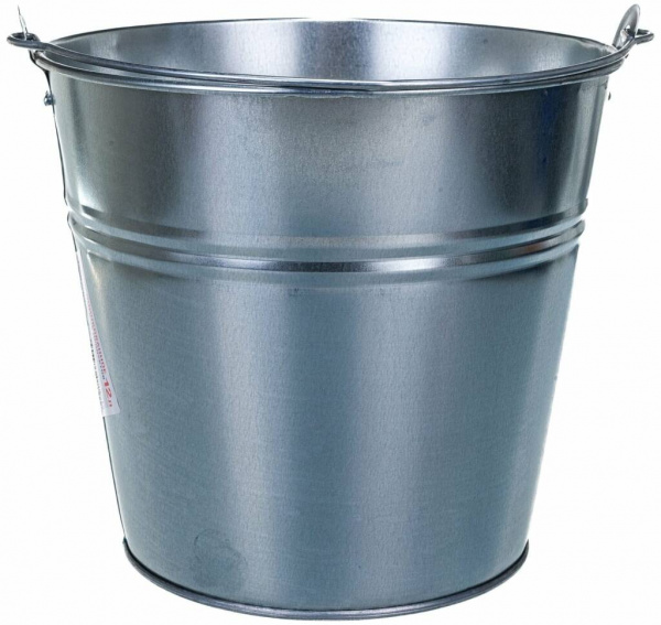 Ведро оцинкованное для непищевых продуктов, 12 л ЗУБР