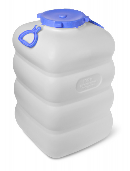 Фляга белая ИРПЛАСТ 100 л., с ручками