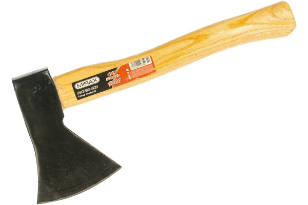 Топор 1000 кованый с деревянной рукояткой 360 мм (общий вес 1100 г) MIRAX