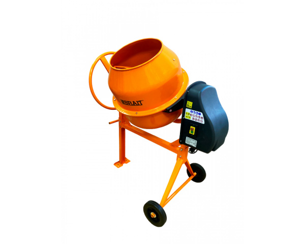 Бетоносмеситель BRAIT BR-200S (200л, 850Вт, замес 116л, чугун венец и шестерня, 29.5 об/мин) 57кг
