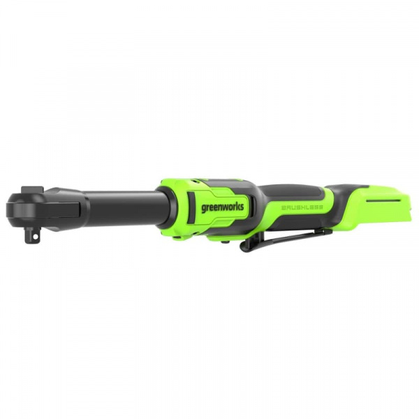 Гайковерт-трещотка удлиненная аккумуляторная Greenworks GD24RWX 1/2", 24V