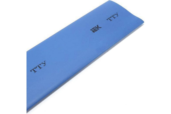 Трубка термоусаживаемая ТТУ 14/7 синяя (1м) IEK UDRS-D14-1-K07
