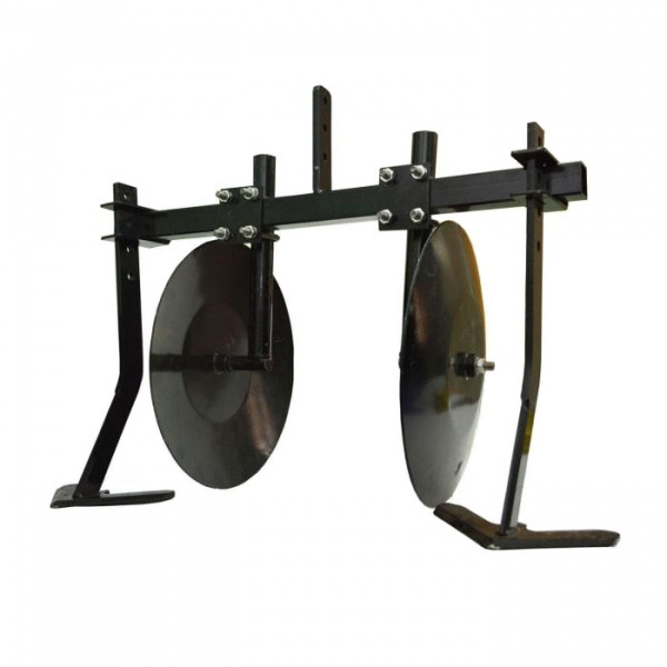 Окучник дисковый б/сц с траверсой с пропольниками (глуб 20см, захв 40-70см) к м/б Каскад, Нева, 14кг