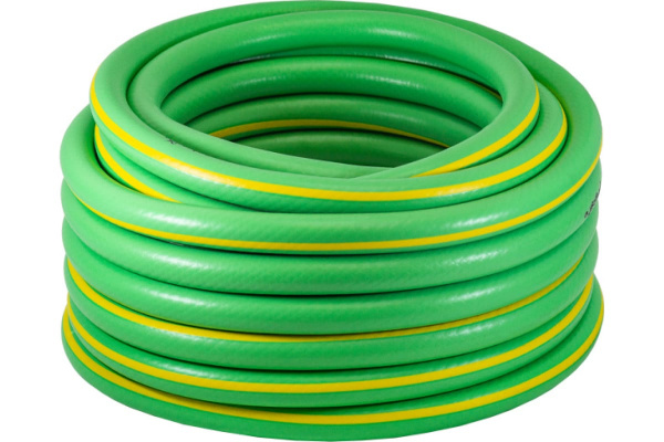 Шланг полив. ПВХ армиров., 30м бухта д.3/4 Сад "Polyagro" 3-х слойный зеленый
