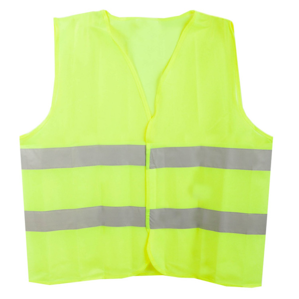 Жилет сигнальный тип 1Н (размер 46-50) Лимонный на велькро с логотипом "САВА"