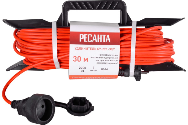Удлинитель силовой на раме, СУ-2х1-30/1 (IP44) Ресанта 61/118/3
