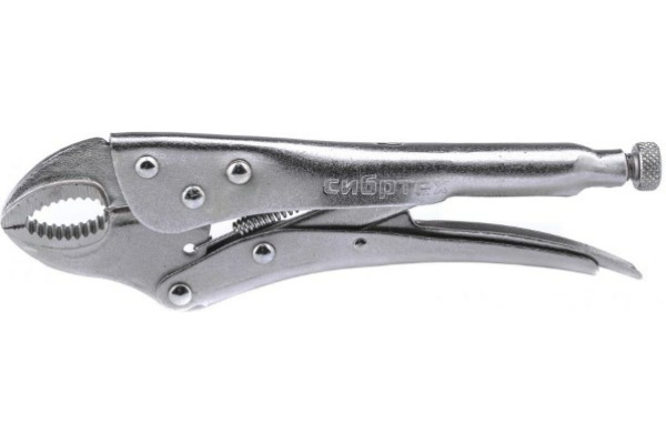 Зажим ручной, 220 мм, полукруглый захват// Сибртех