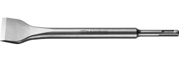 Зубило плоское изогнутое KRAFTOOL  ALLIGATOR, 40 х 250 мм, SDS-plus (29327-40-250)