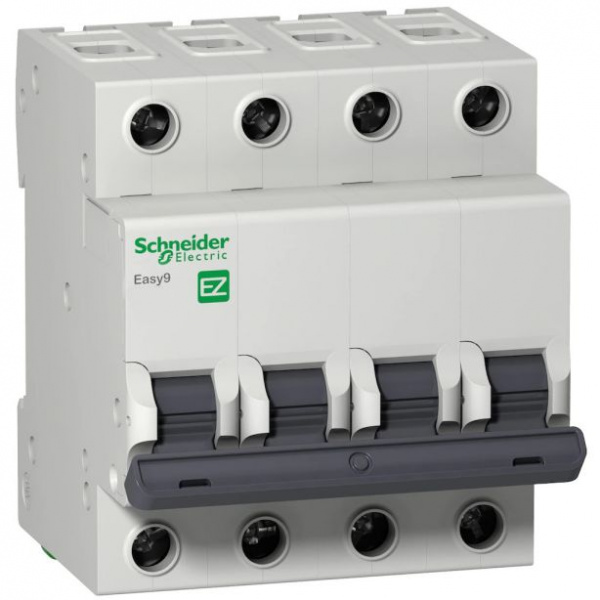 Автоматический выключатель 4Р/16А С Easy9 System Electric