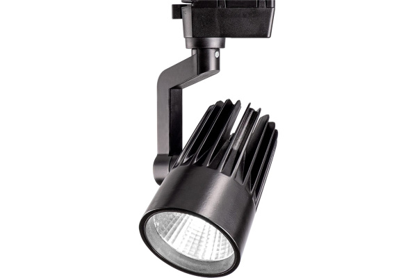 Светильник трековый LED PTR 0130-2 30w 4000K (черный) IP40 Jazzway