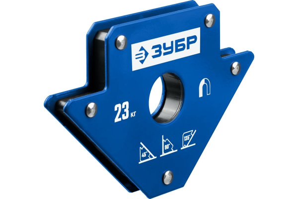 Угольник магнитный для сварочных работ ЗУБР УМ-3, 23 кг, Профессионал (40050-23)