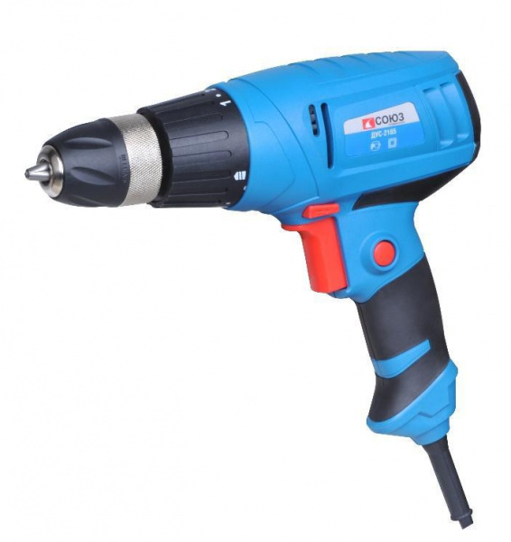 Дрель-шуруповерт электрическая СОЮЗ 650Вт, ДУС-2165