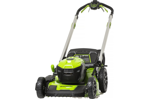 Газонокосилка аккумуляторная Greenworks GD40LM48SP, 40V, 48 см, самоходная, бесщеточная, c 1хАКБ 4Ач и ЗУ