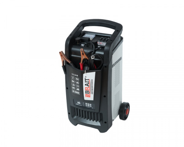 Устройство пуско-зарядное BRAIT BC-330SM (12/24В, 30-500Ач,заряд 1,8кВт/45А,пуск 6,6кВт/300А) 17,5кг
