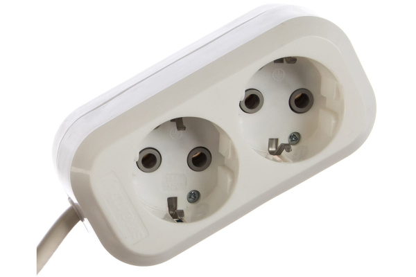 Удлинитель Smartbuy, 2 гн. 2 м с з/к ПВС 3х1 3500Вт