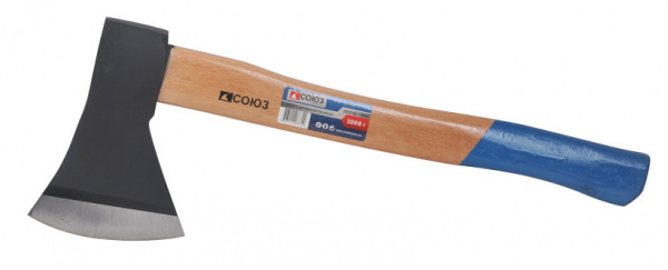 Топор с деревянной рукояткой СОЮЗ 1000гр, 1015-06-1000С