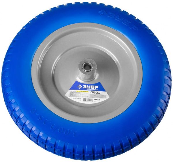 Колесо КПУ-1 полиуретановое для тачки 39901 350мм Зубр