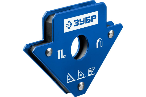 Угольник магнитный для сварочных работ ЗУБР УМ-3, 11 кг, Профессионал (40050-11)