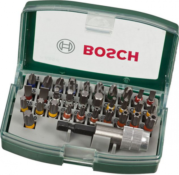 Набор бит Bosch COLORED PROMOLINE 32 шт. 2607017063