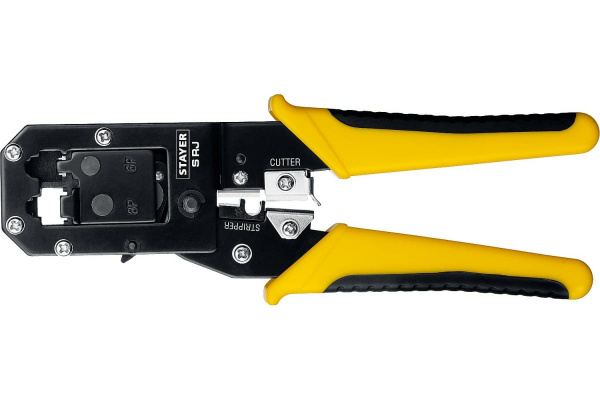 Кримпер универсальный RJ45,RJ11/RJ12 S-RJ STAYER Professional