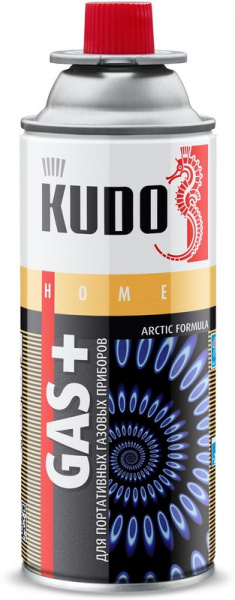 Газ KUDO универсальный для портативных газовых приборов 520мл(12шт)