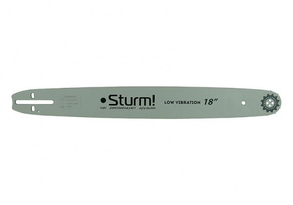 Шина пильная 18" Sturm! паз 1,5мм,0,325", 72зв, хвостовик POH (OREGON K095/A095) SB1858325POH