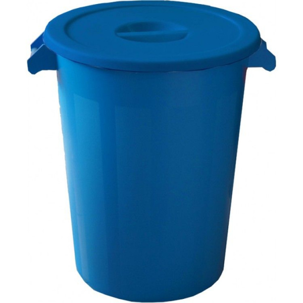 Бак с крышкой МБ-60 синий ИРПЛАСТ