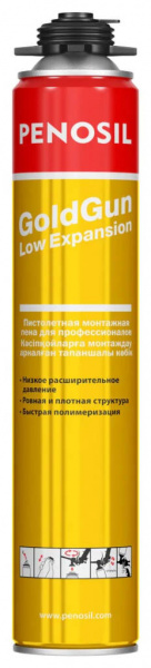 Пена монтажная Penosil GoldGun профессиональная с низким расширением 750 мл