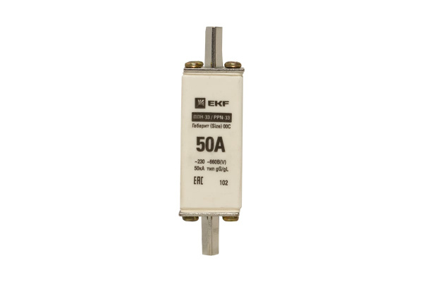 Плавкая вставка ППН-33 100/50А габарит 00С EKF PROxima