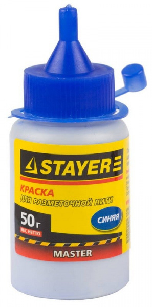 Краска для разметочных шнуров 50г, синяя STAYER
