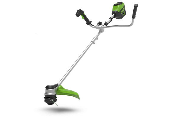 Триммер аккумуляторный Greenworks GD60BCB, 60V, 40 см, бесщеточ. с велосипедной ручкой, без АКБ и ЗУ