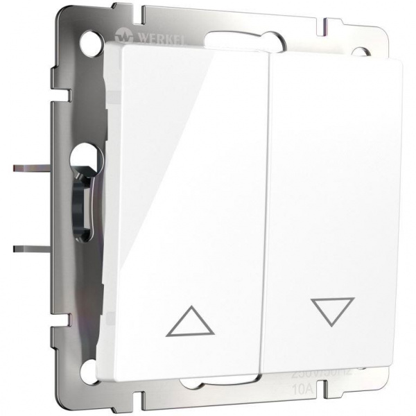 Выключатель Белый для жалюзи СУ Werkel