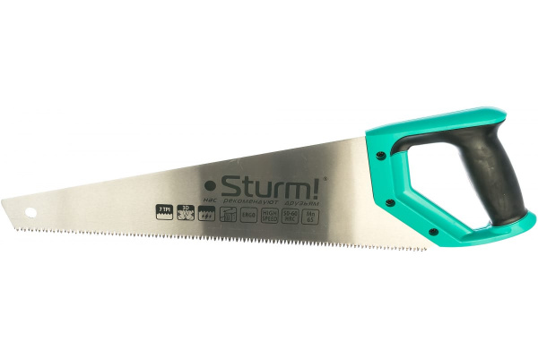 Ножовка по дереву Sturm! 400мм, 7TPI, 3D. 1060-53-400