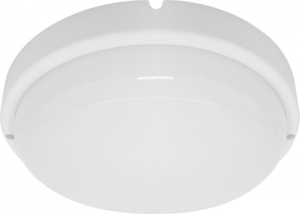 Светильник накладной светодиодный Feron ЖКХ (ДПБ) 15W 1200Lm 4000К IP65 круг, белый САУНА/БАНЯ 175x52 AL3013