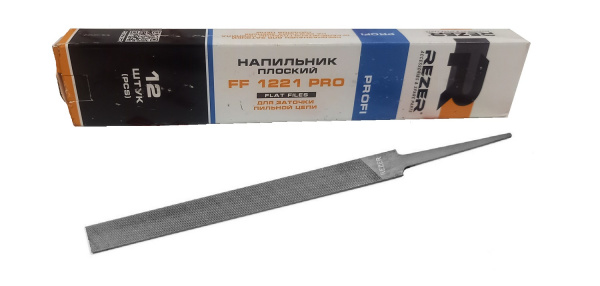 Напильник Rezer плоский FF 1221 PROFI (упаковка 12 шт)