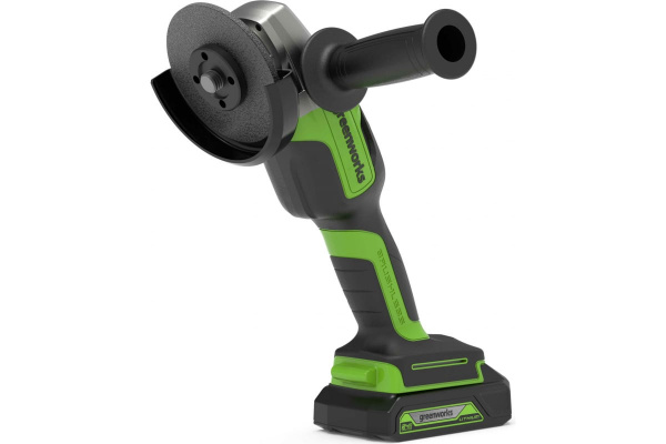 Машина шлифовальная аккумуляторная Greenworks GD24AG, 24V, бесщеточная c 1хАКБ 2 А.ч и ЗУ в сумке
