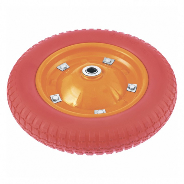 Колесо полиуретановое 3.00-8, длина оси 90 мм, подшипник 20 мм PalisaD