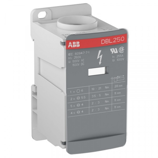 Блок распределительный 1p/250А DBL250 ABB