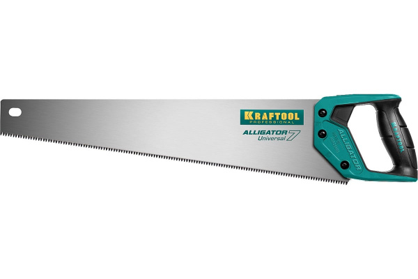 Ножовка универсальная KRAFTOOL Alligator Universal 7, 500 мм (15004-50)