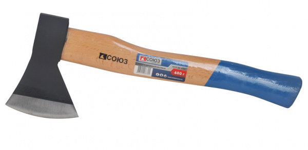 Топор с деревянной рукояткой СОЮЗ 600 гр, 1015-06-600С