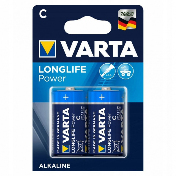 Элемент питания LR14 (C) VARTA LongLife Power High Energy