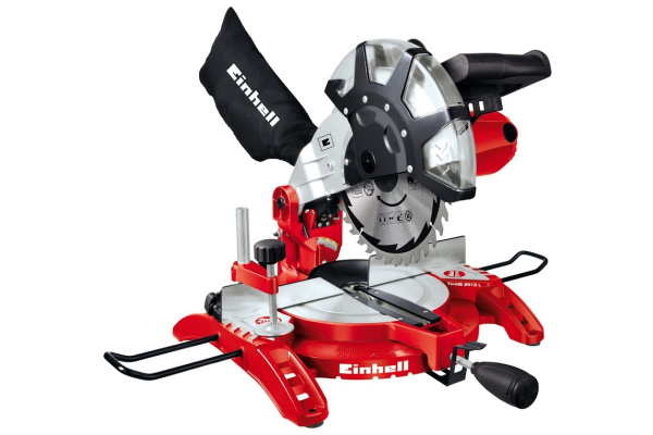 Пила торцовочная Einhell TC-MS 2513 L, 1600Вт, 250х30мм, пропил 130х75мм