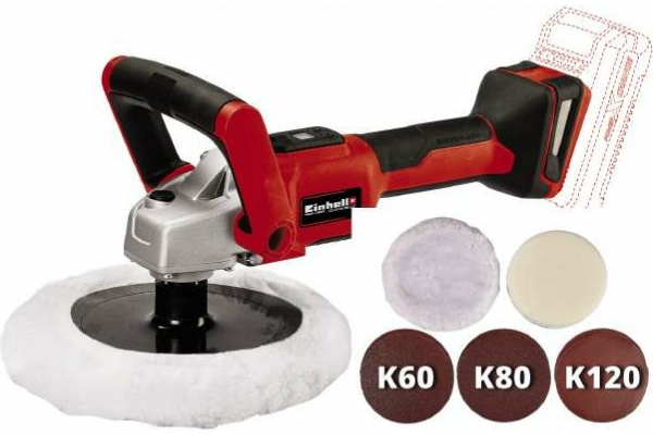Машина полировальная аккумуляторная Einhell PXC CE-CP 18/180 Li E-solo