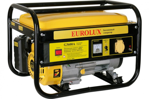 Электрогенератор G3600A Eurolux