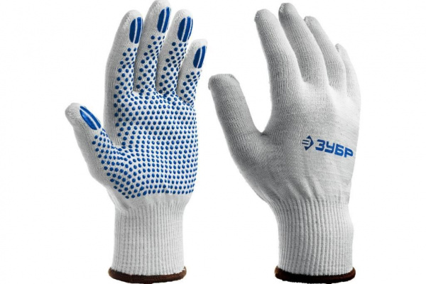 Перчатки ЗУБР Точка +, размер L-XL.