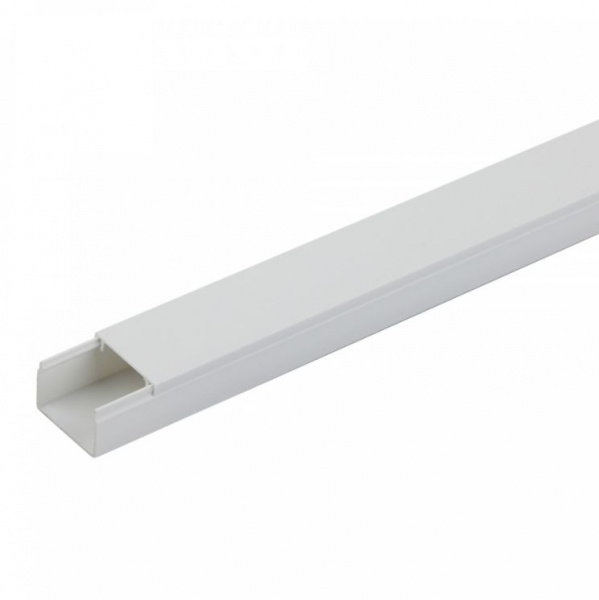 Кабель-канал белый IDEAL ПВХ 25х24 (цена за 1метр) 40м/уп