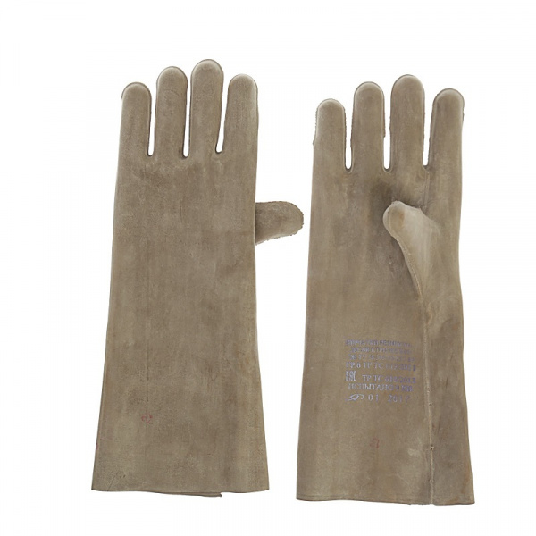 Перчатки диэлектрические штанцованные, серые со швом SQ2301-0001