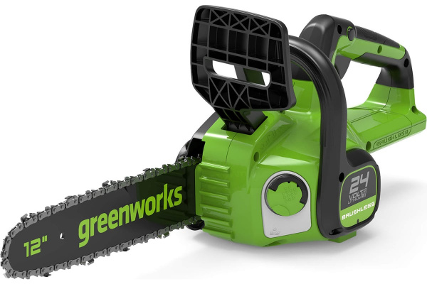 Пила цепная аккумуляторная Greenworks GD24CS30, 24V, 30см, бесщеточная, без АКБ и ЗУ																