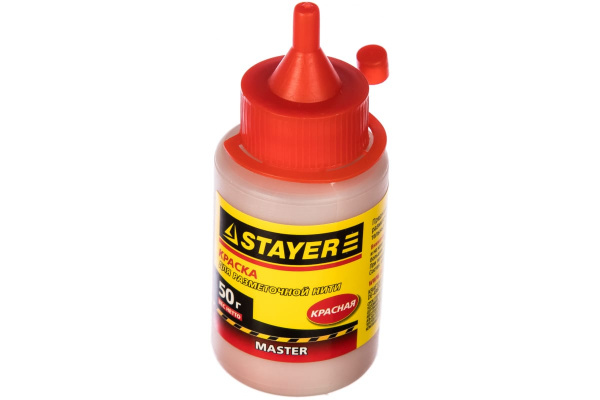 Краска для разметочных шнуров 50г, красная STAYER
