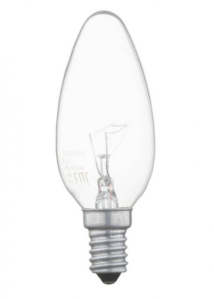 Лампа накаливания Свечка 40Вт E14